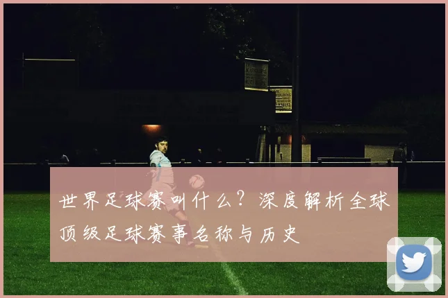 世界足球赛叫什么？深度解析全球顶级足球赛事名称与历史